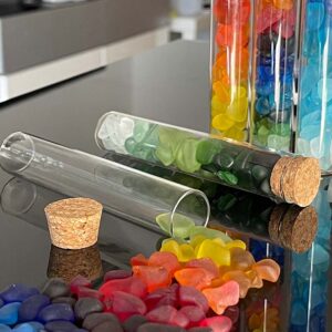 Custom Colours Sea Glass in a Glass Vial