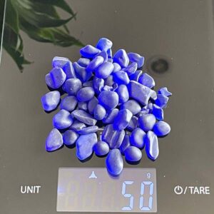 Tumbled Glass Cobalt Blue Bulk Scale