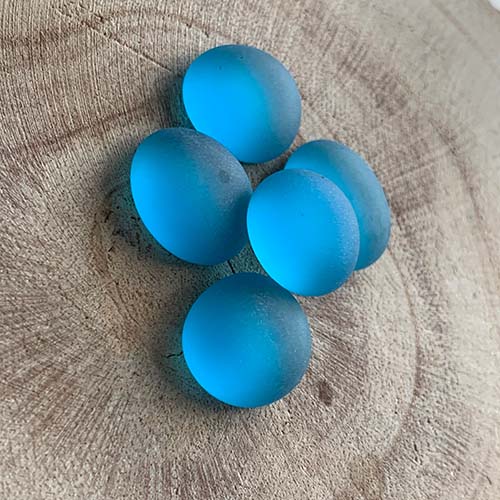 Light Blue 17-19mm Glass Nuggets (Gems)