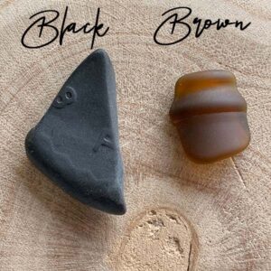 black cultured glass vs brown