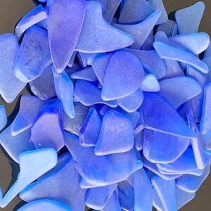 cornflower blue sea glass bulk